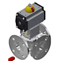 BUROCCO氣動(dòng)球閥開(kāi)-關(guān)，VSP / 3V-FL UNI PN 10/16。漢達(dá)森代理