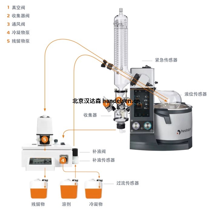 Heidolph-VAP Expert - 帶 G3 XL 立式玻璃器皿的電動升降模型