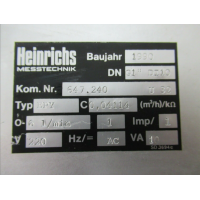 HEINRICHS流量計(jì) BGN-S50-321BS000-0-S52-0-H