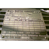 Bartec 防爆型電動機系列4KTC 180 M-2 使用說明