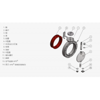 Warex DKZ APS?系列蝶閥，可在 -40 °C 至 +200 °C 的溫度范圍內使用