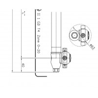 Bolondi布隆迪特制版本清潔旋轉式噴嘴噴頭XT076A XC031_240°BK-PPE