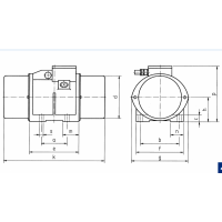 vibra振動電機DV-B4/45用于篩分輸送振動等原裝進口